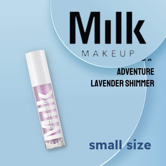 βΆοΈ*π*NEW* MILK | SMALL | Odyssey Lip Oil Gloss in Lavander shimmer π± - Picture 1 of 15